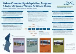 Yukon community adaptation plan: A review of 5 years of planning for climate change