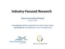 Industry-focused research
