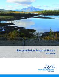 Bioremediation research project: 2013 results