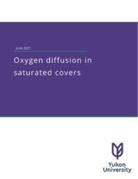 Oxygen diffusion in saturated covers