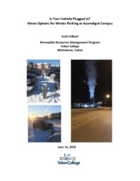 Is your vehicle plugged in?: Green options for winter parking at Ayamdigut Campus