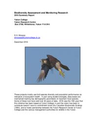 Biodiversity assessment and monitoring research - 2016: Summary report - 2016