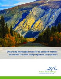Enhancing knowledge transfer to decision-makers with respect to climate change impacts on the cryosphere