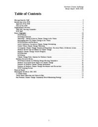 Northern Climate ExChange Annual Report 2000-2001